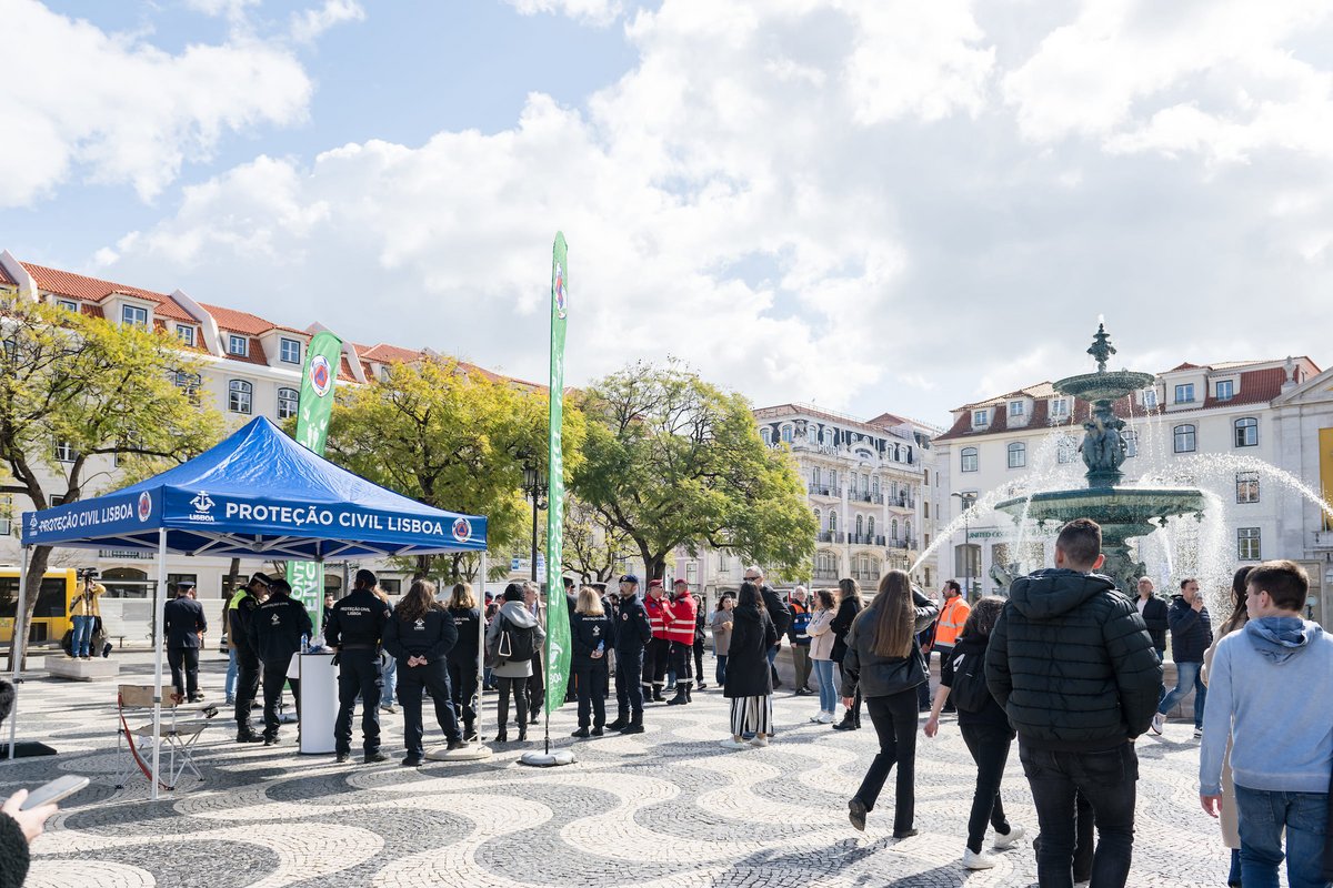 Praça da Figueira e Rossio são os pontos de encontro em caso de tsunami