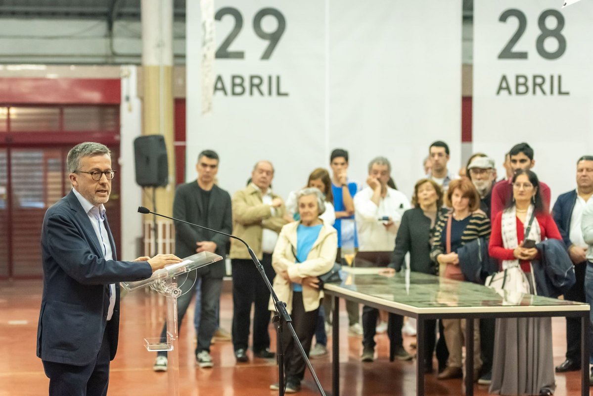Carlos Moedas salientou que o trabalho da Ephermera é " marcar a nossa história, a nossa memória para não ser esquecida"