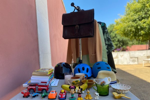 feira de coisas em 2ª mão