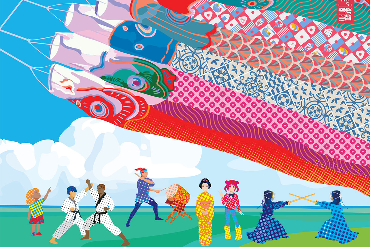 ilustração japonesa