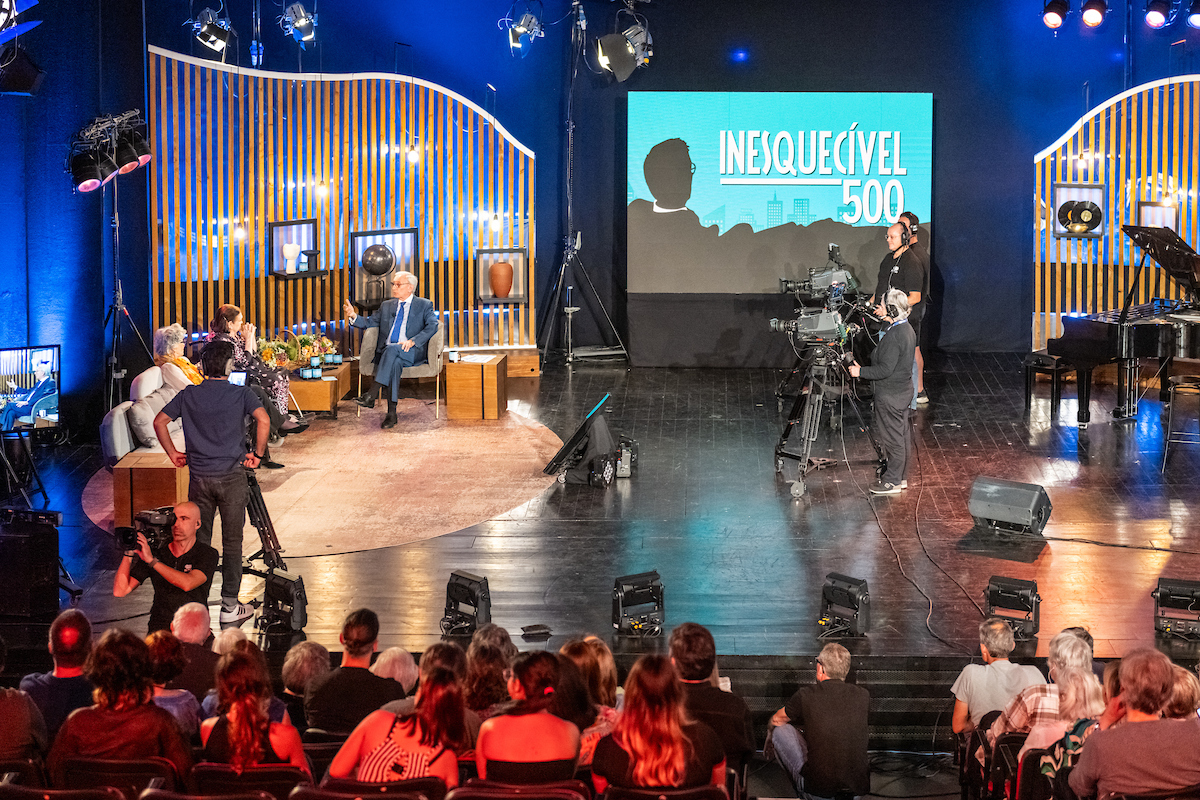 Gravação da edição nº 500 do programa semanal “Inesquecível” - Casa do Artista