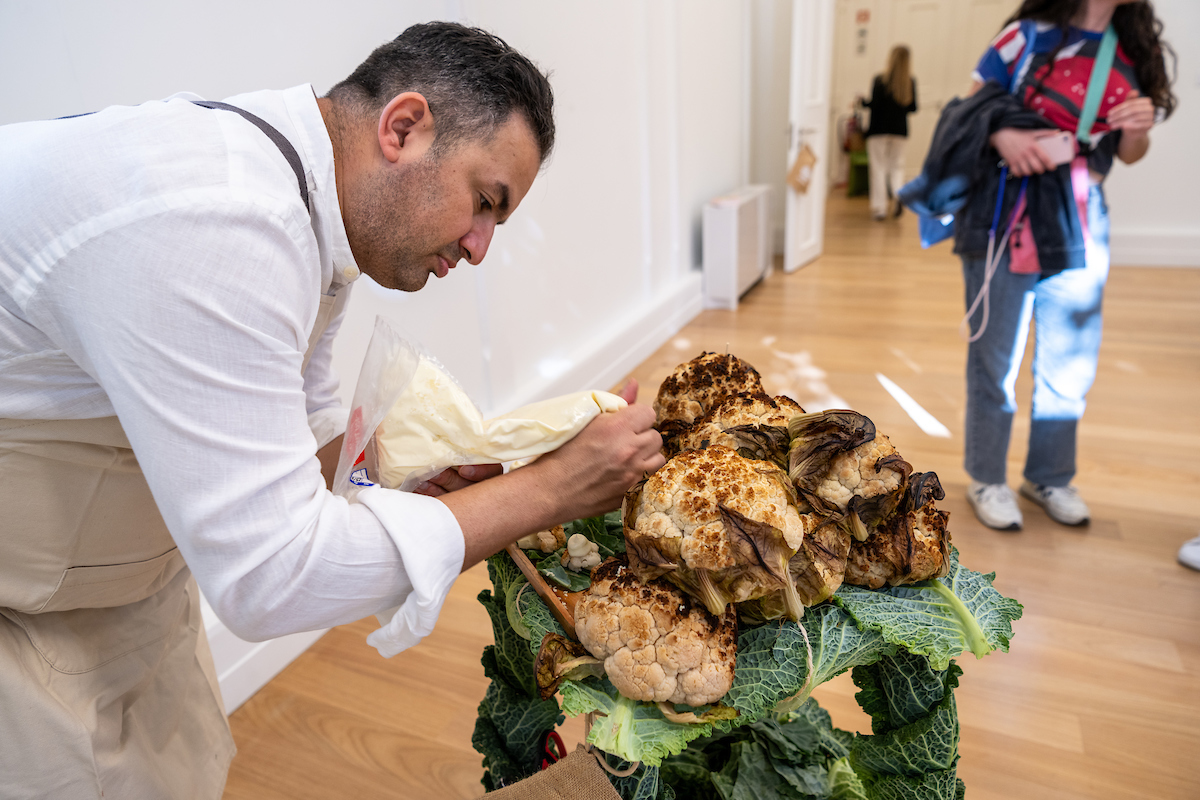 Experiência gastronómica preparada pelos chefs Claiton Ferreira e Liliana Escalhão