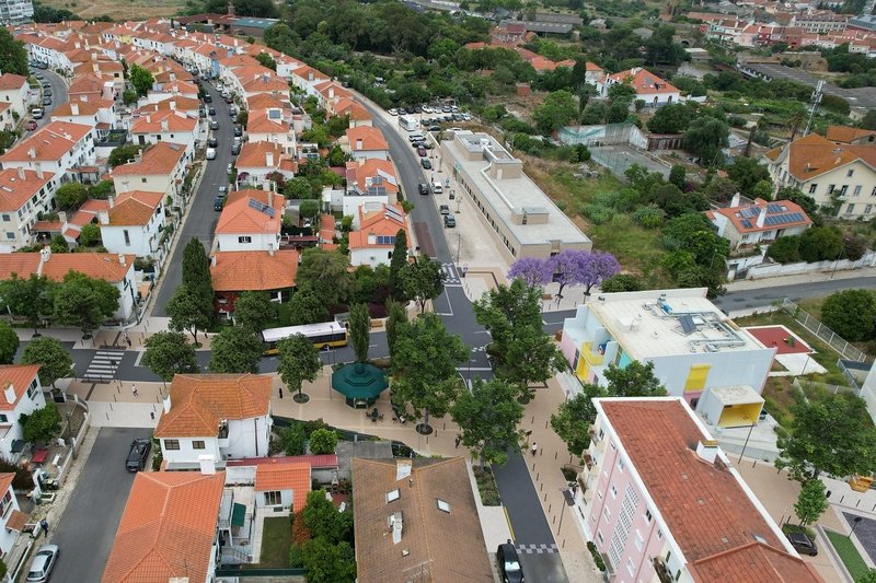 Images of the Rua D. José de Bragança redevelopment project