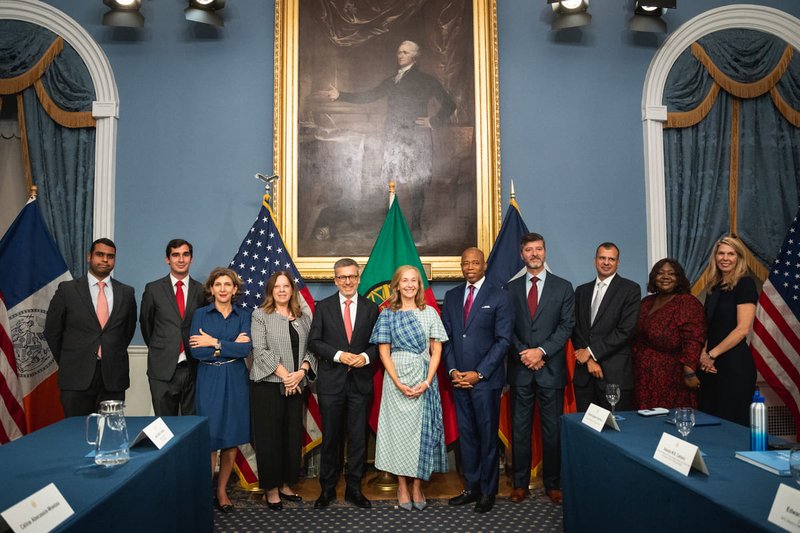 Carlos Moedas meets with the Mayor of New York