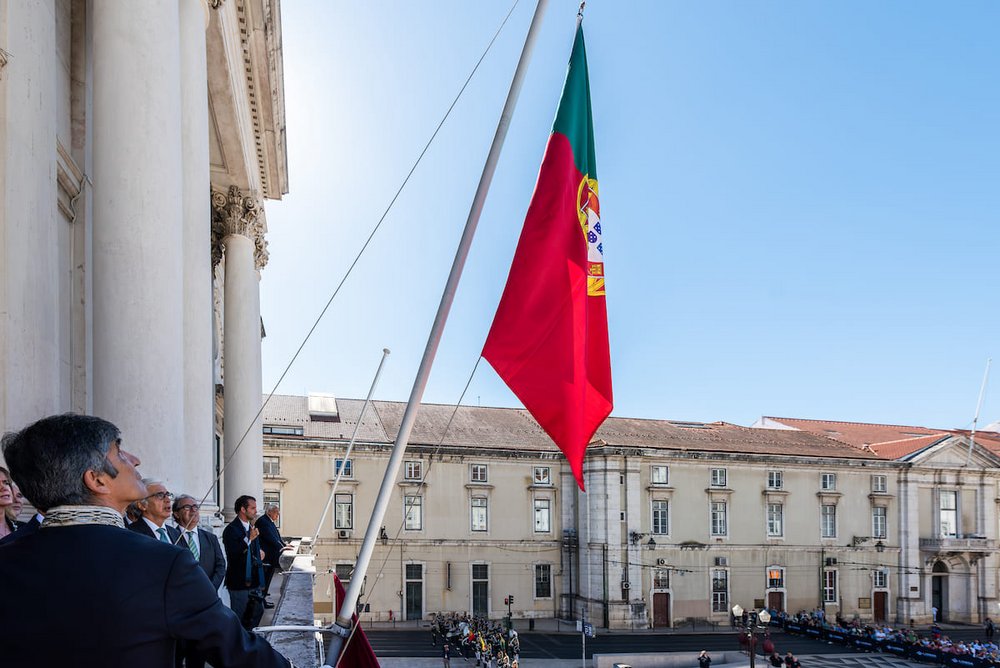 Cerimónias do 5 de Outubro - Varanda dos Paços do Concelho