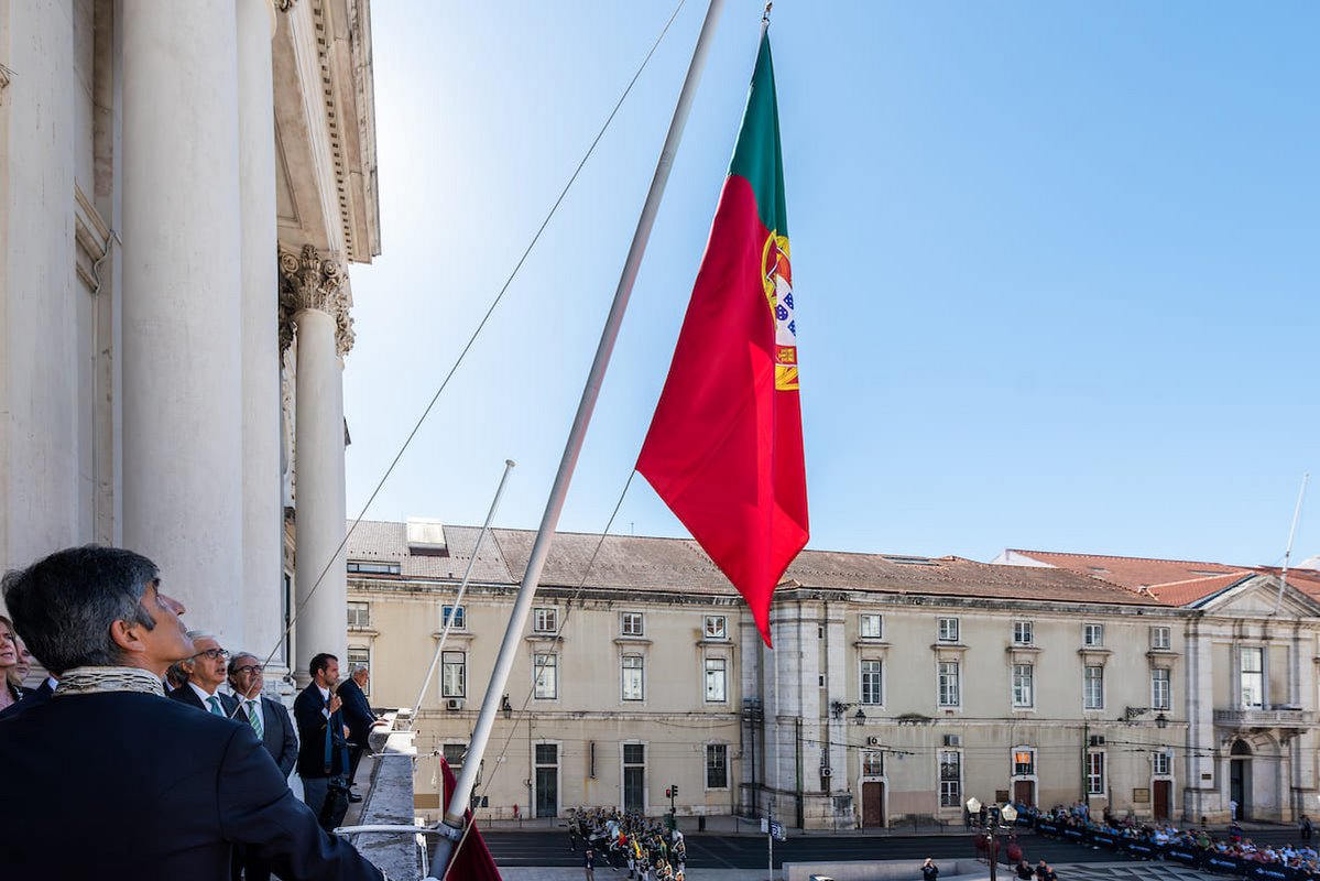 Cerimónias do 5 de Outubro - Varanda dos Paços do Concelho
