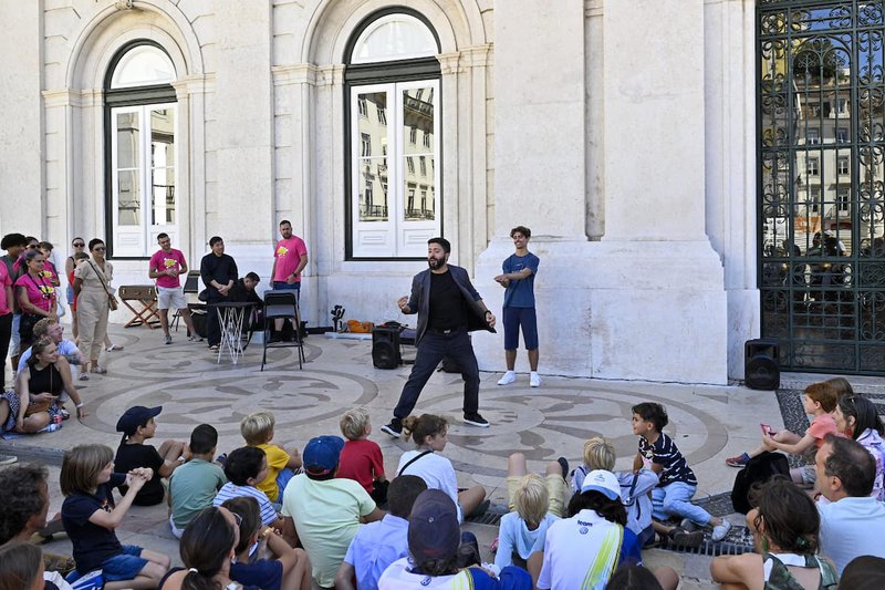 Opening of the 12th edition of Lisboa Mágica in Praça do Município