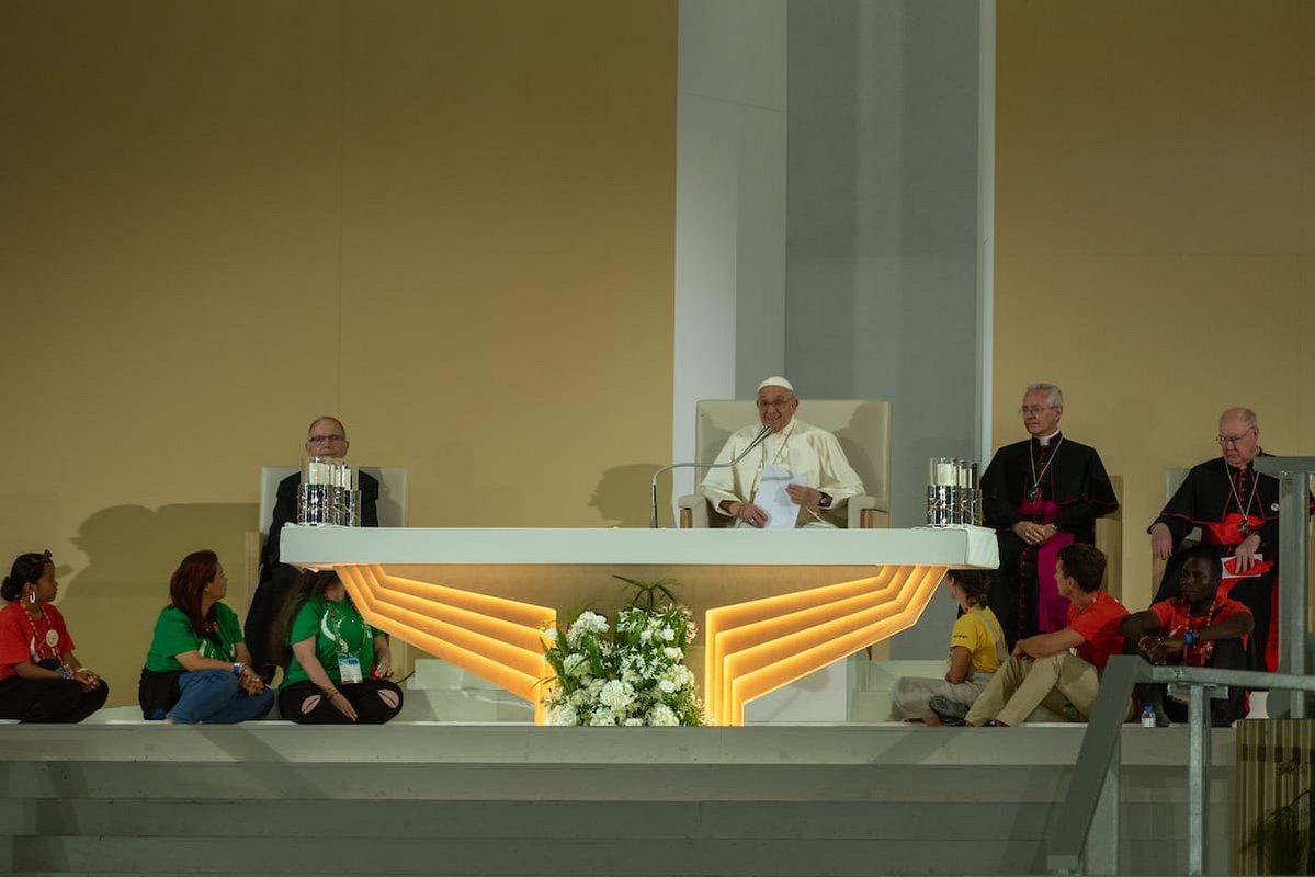 "Na Igreja ninguém está a mais, há espaço para Todos, Todos, Todos, disse o Papa Francisco, numa vigília para cerca de um milhão e meio de pessoas, na Jornada Mundial da Juventude 2023
