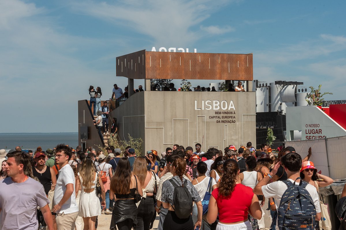 O espaço Lisboa teve entrada livre e uma vista privilegiada para o recinto