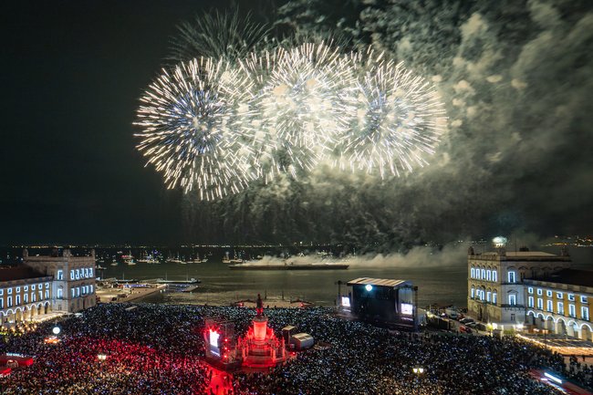 Festa no Terreiro do Paço assinala chegada de 2026