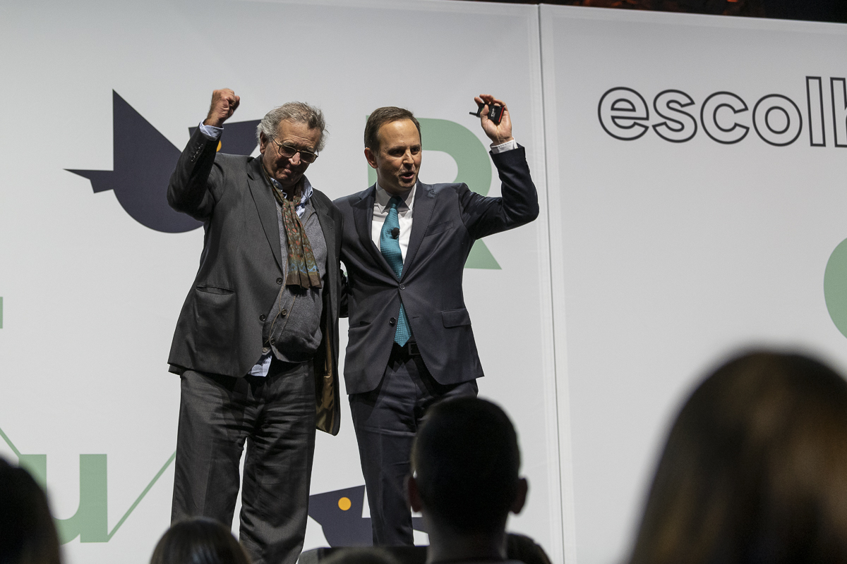 José Sá Fernandes, vereador do Ambiente, e Fernando Medina, presidente da Câmara Municipal de Lisboa