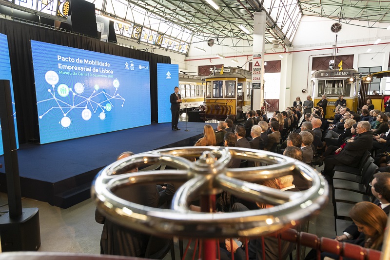 Apresentação do Pacto de Mobilidade Empresarial para a Cidade de Lisboa, no Museu da Carris