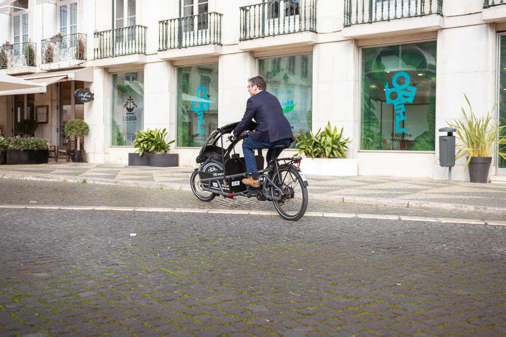 Lisboa integra projeto europeu de empréstimo de bicicletas de carga às famílias