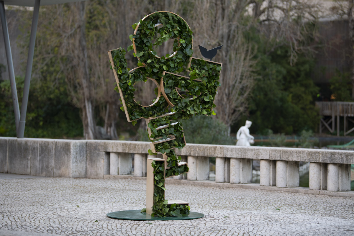 Símbolo de Lisboa Capital Verde Europeia 2020 - Estufa Fria