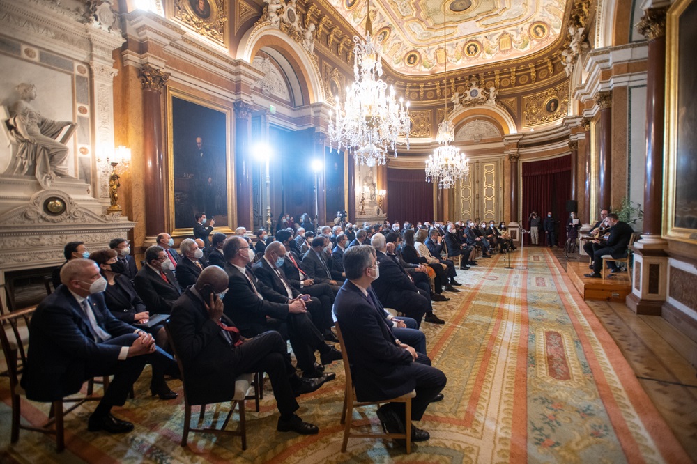 Receção do Corpo Diplomático na Câmara Municipal de Lisboa - Salão Nobre dos Paços do Concelho