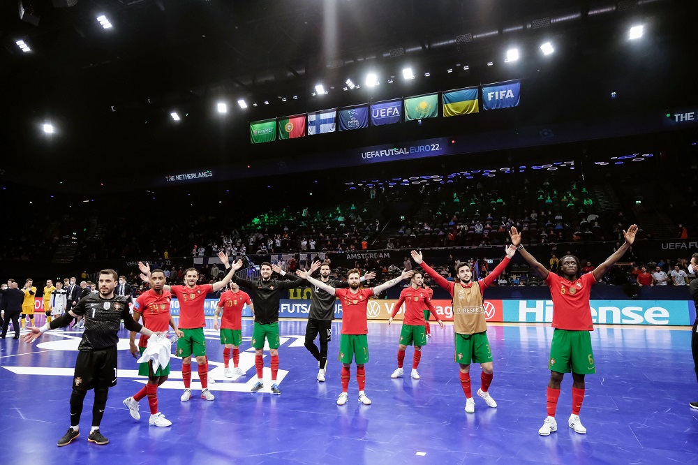 Portugal é campeão europeu de Futsal - © Página Oficial da Seleção Portuguesa de Futebol