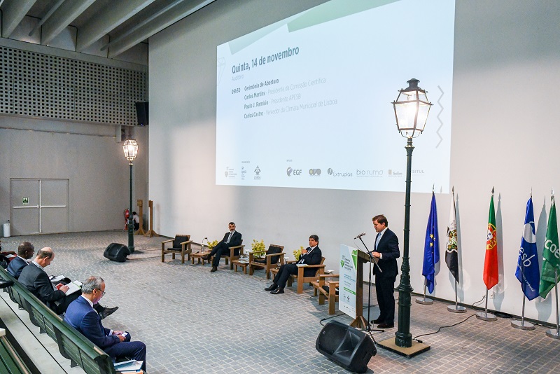 Abertura das Jornadas Técnicas Internacionais de Resíduos, no Museu dos Coches, em Lisboa
