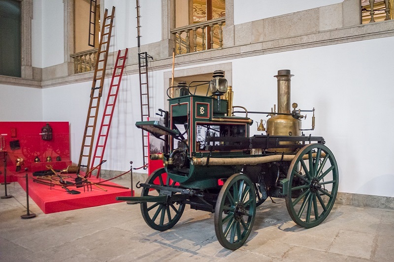 Coleção de viaturas de Socorro do Museu do Regimento de Sapadores Bombeiros