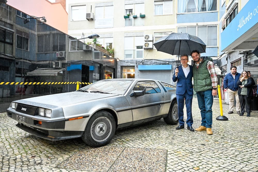 Carlos Moedas, presidente da Câmara Municipal de Lisboa e Ricardo Marques, presidente da Junta de Freguesia de Benfica