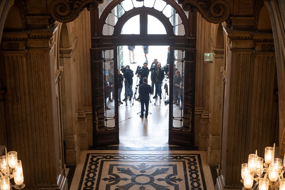 Fernando Medina contesta relatório do Tribunal de Contas em conferência de imprensa - Paços do Concelho