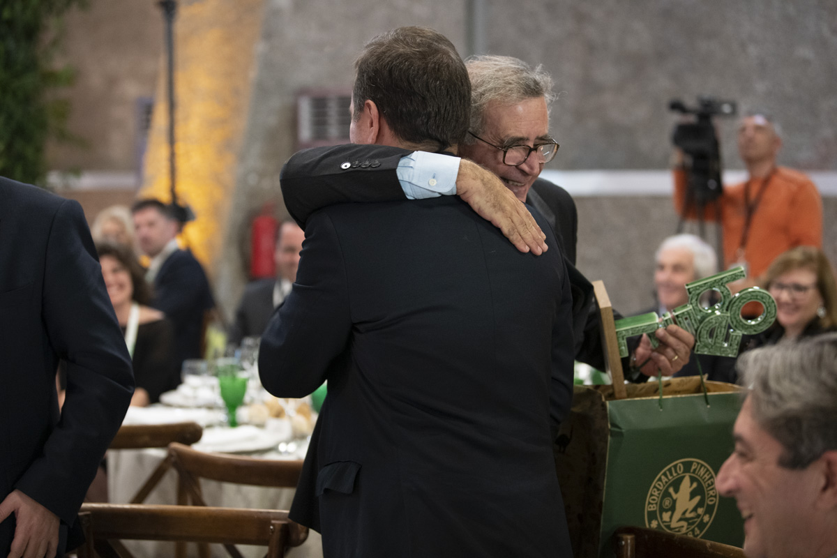 José Sá Fernandes e Fernando Medina no jantar de abertura de Lisboa Capital Verde 2020