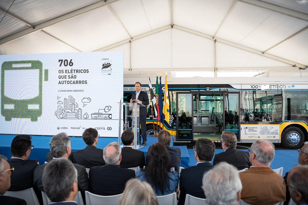 Fernando Medina apresenta nova frota de autocarros elétricos da Carris