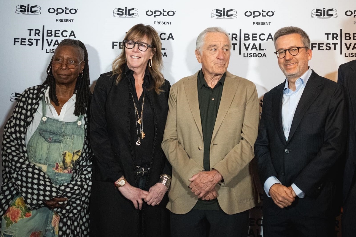 Apresentação do Tribeca Festival Lisboa - Whoopi Goldberg, Jane Rosenthal, Robert de Niro e Carlos Moedas