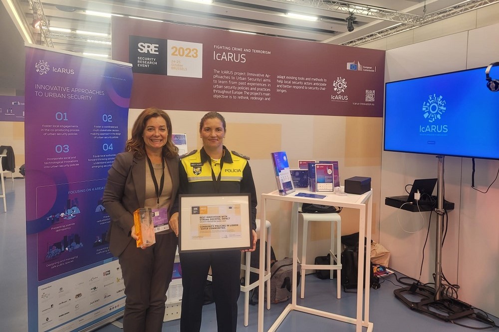 Policiamento Comunitário de Lisboa recebeu o prémio Security Innovation Award 2023 da Comissão Europeia