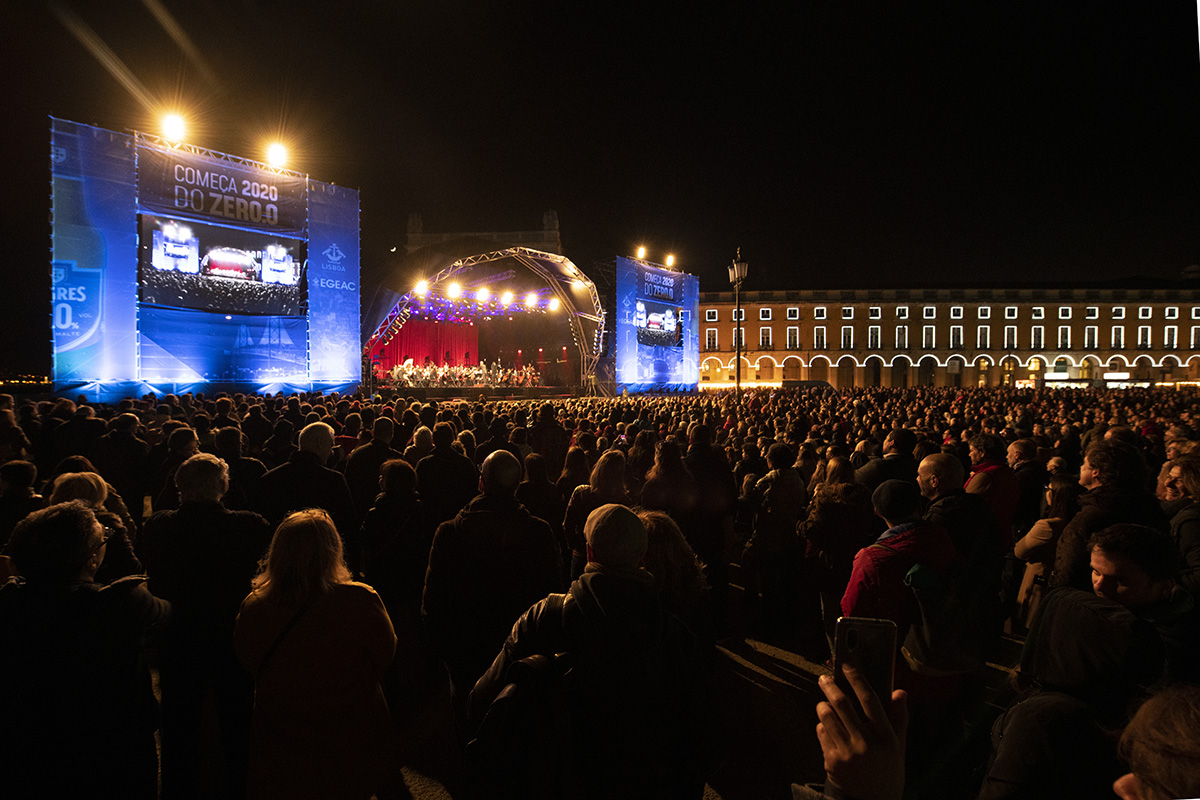 Terreiro do Paço recebe celebrações do Ano Novo
