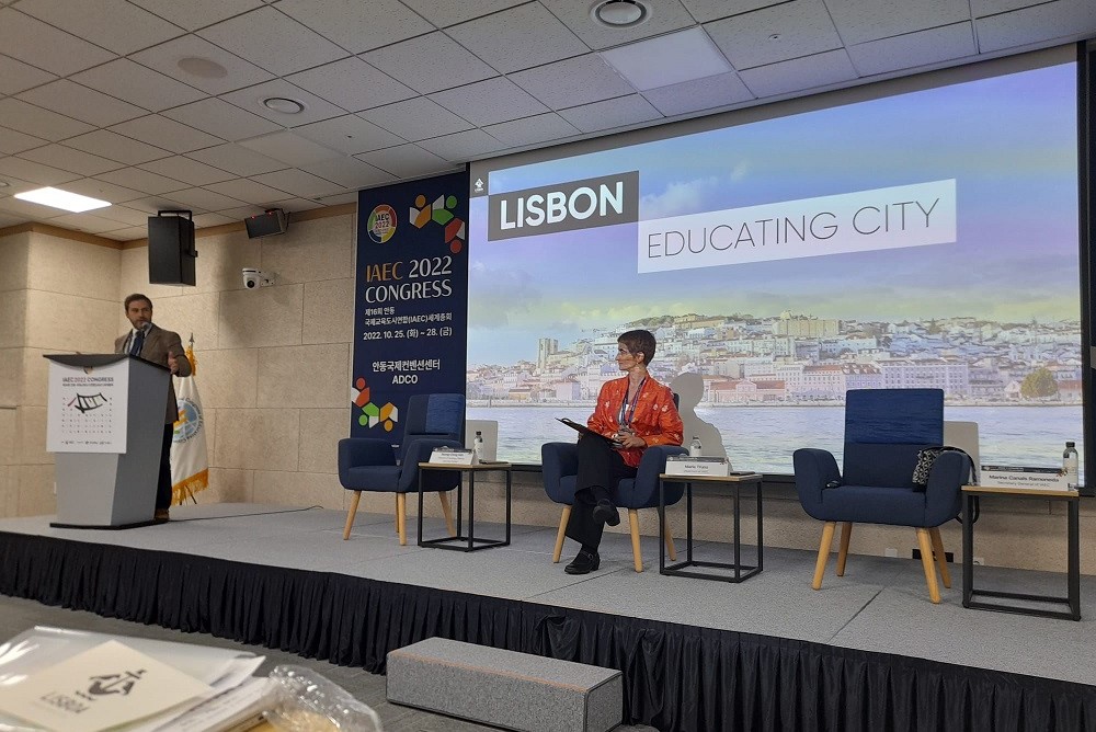 Diogo Moura, vereador da Educação, representou Lisboa no 16º Congresso Internacional das Cidades Educadoras