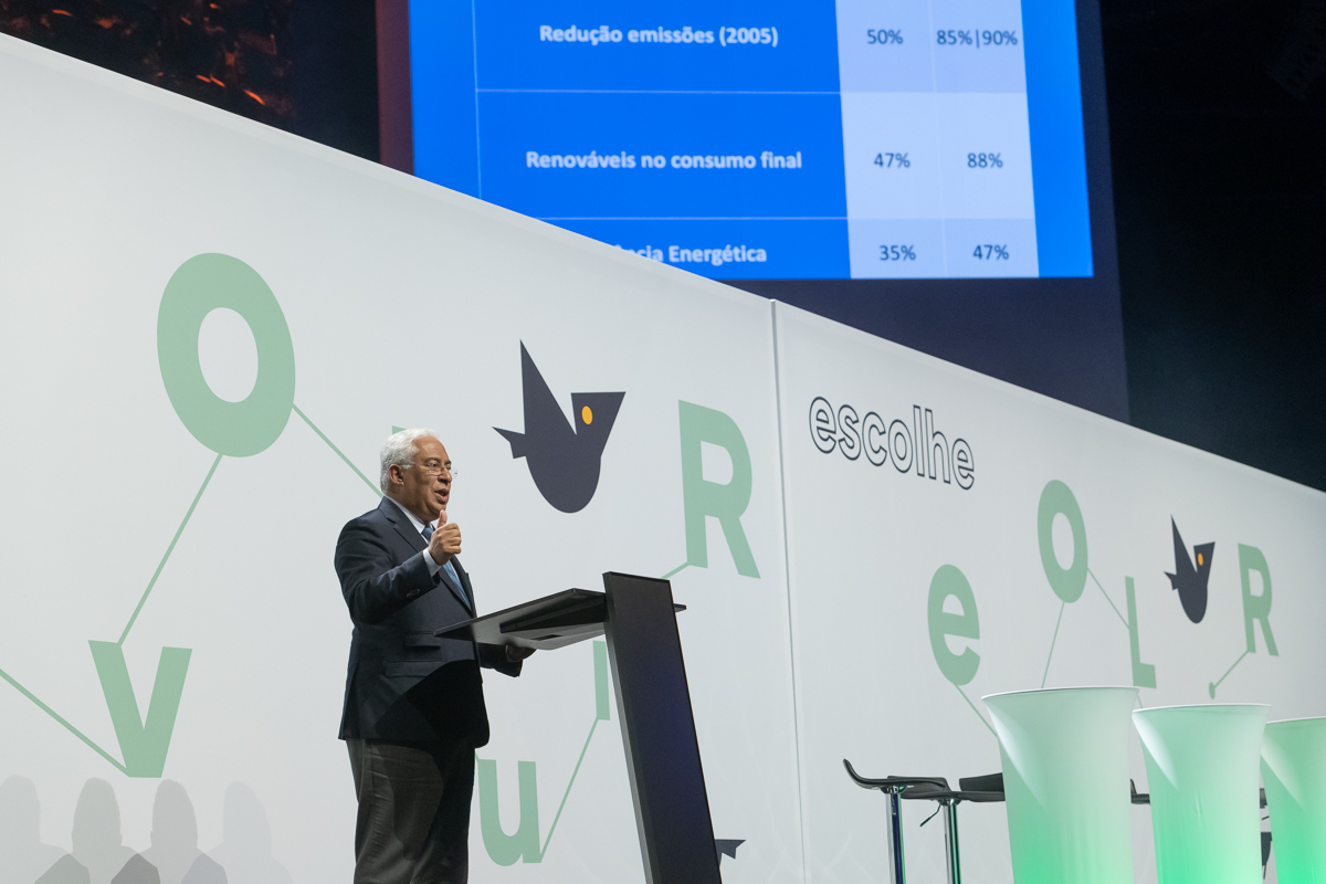 Primeiro-ministro, António Costa, na abertura da Capital Verde Europeia 2020