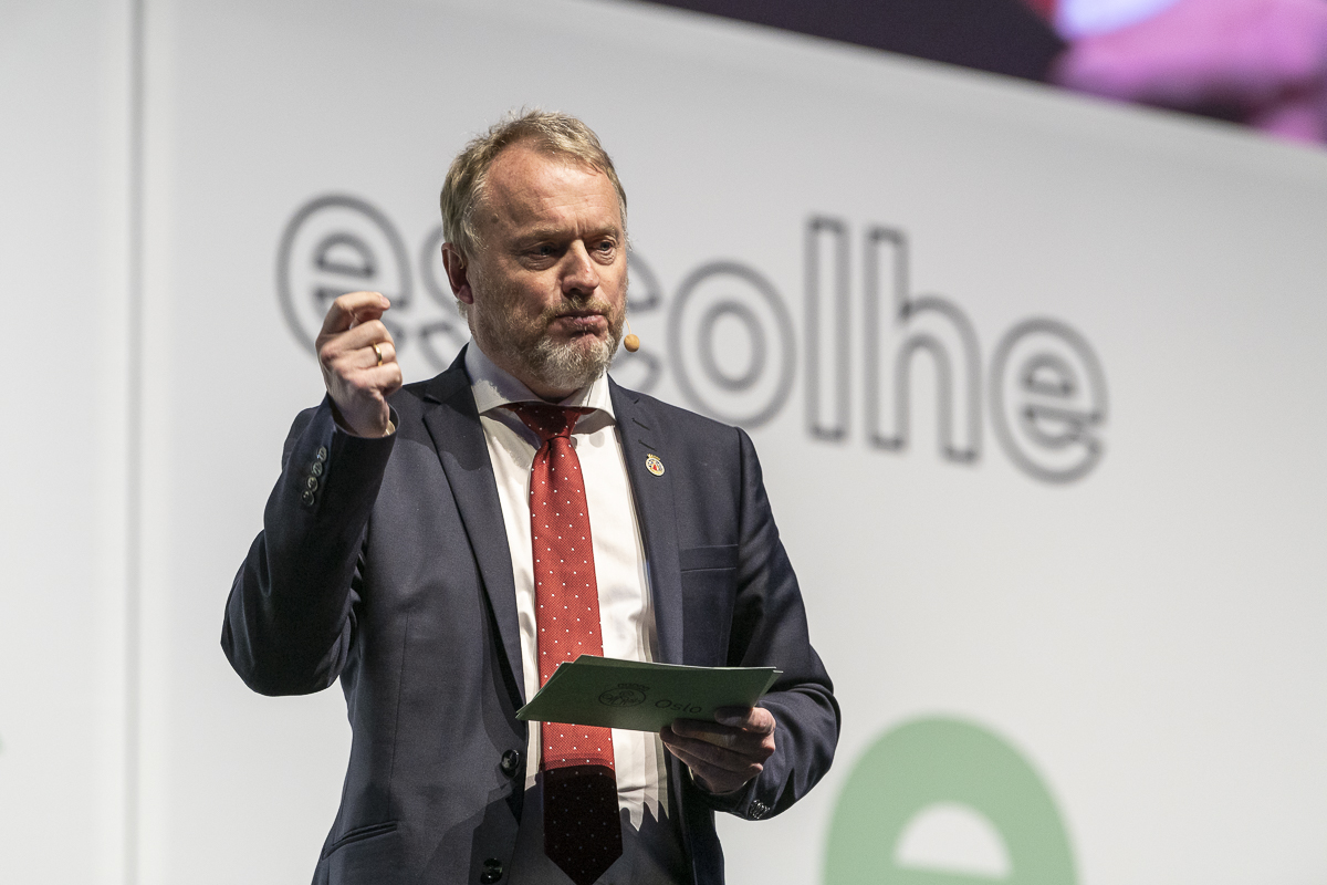 Presidente-governador da câmara de Oslo, Raymond Johansen