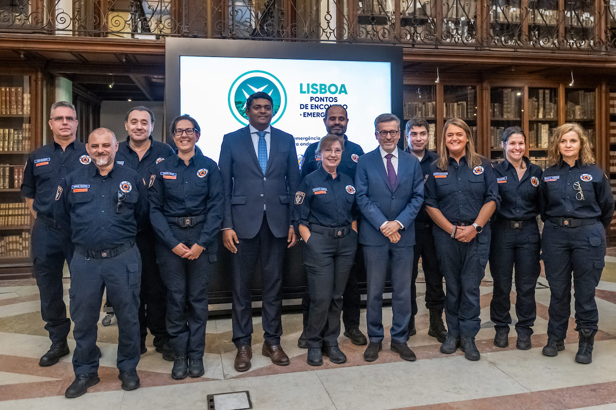 Apresentação da rede de pontos de encontro de emergência - Equipa da Proteção Civil Municipal de Lisboa