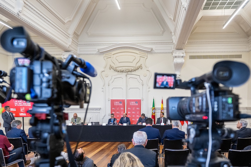Apresentação oficial da Volta a Espanha em Bicicleta 2024 - Pavilhão Carlos Lopes, Lisboa