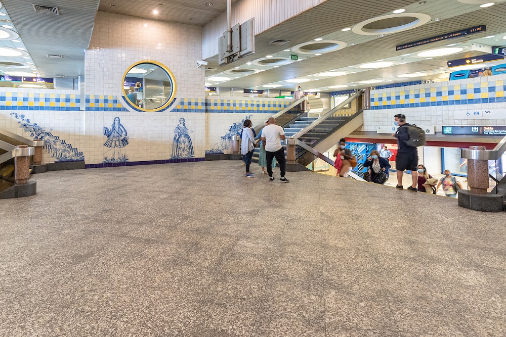 A circulação no Metro será interrompida entre Telheiras e Campo Grande e entre a Cidade Universitária e Campo Grande