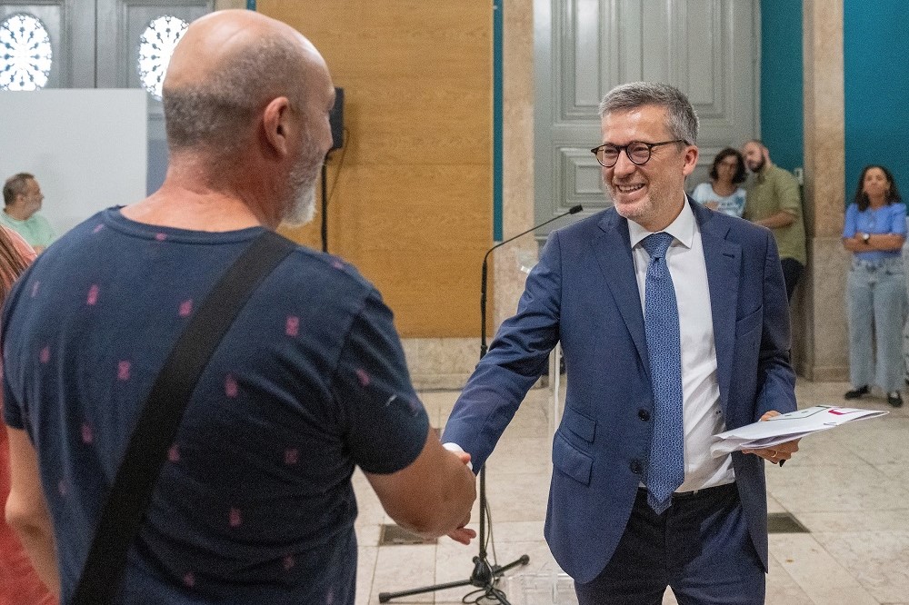 Entrega de chaves de casas municipais - Carlos Moedas, Paços do Concelho