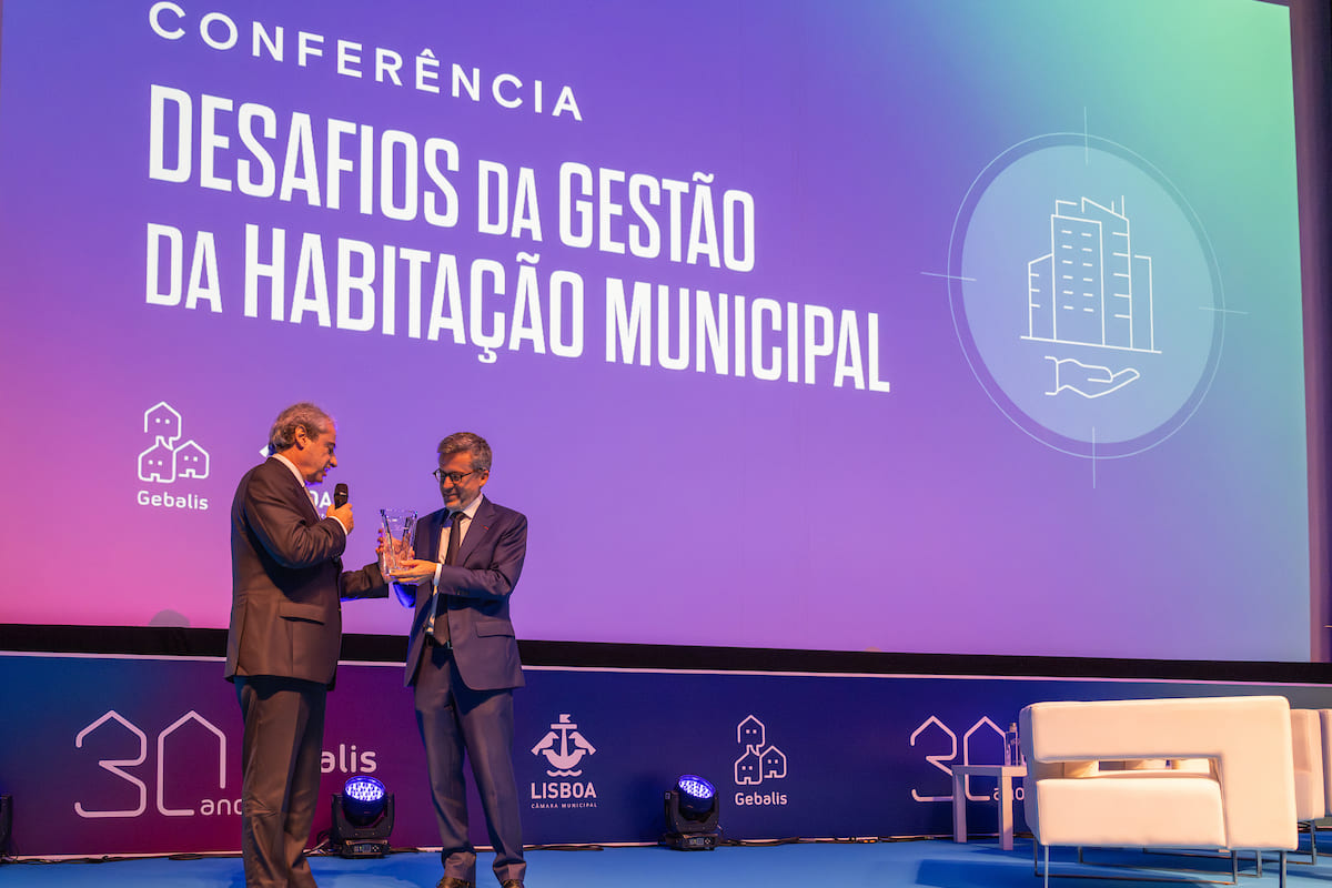 Fernando Angleu, presidente da Gebalis, e Carlos Moedas, presidente da CML