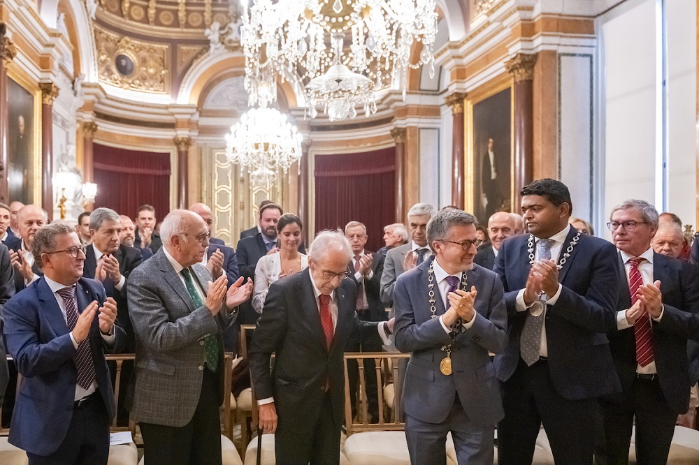 Câmara de Lisboa presta homenagem ao presidente do Comité Olímpico, José Manuel Constantino - Salão Nobre dos Paços do Concelho