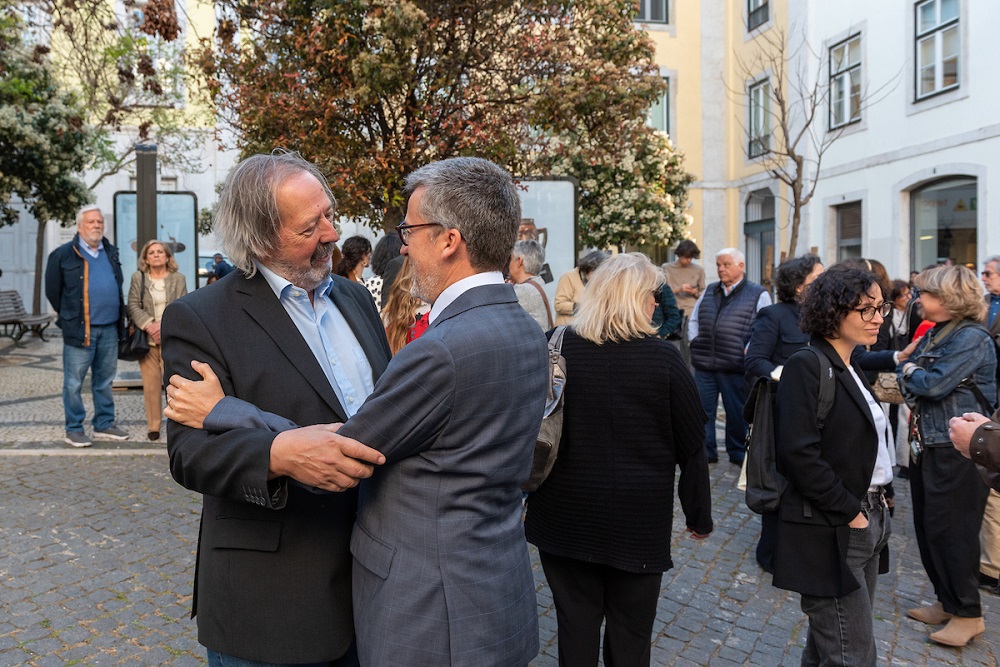 José Pacheco Pereira e Carlos Moedas - Inauguração da Exposição “Sinais da Liberdade”