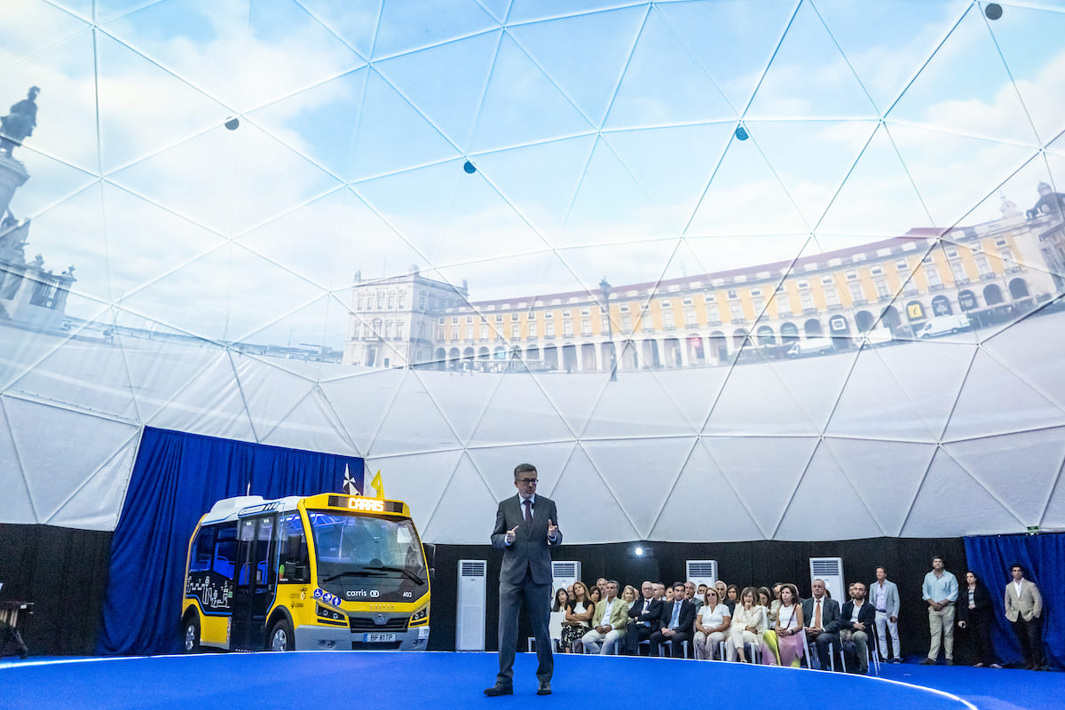 "O objetivo central para a cidade é que daqui até 2027, 87% da frota seja totalmente amiga do ambiente” - Carlos Moedas