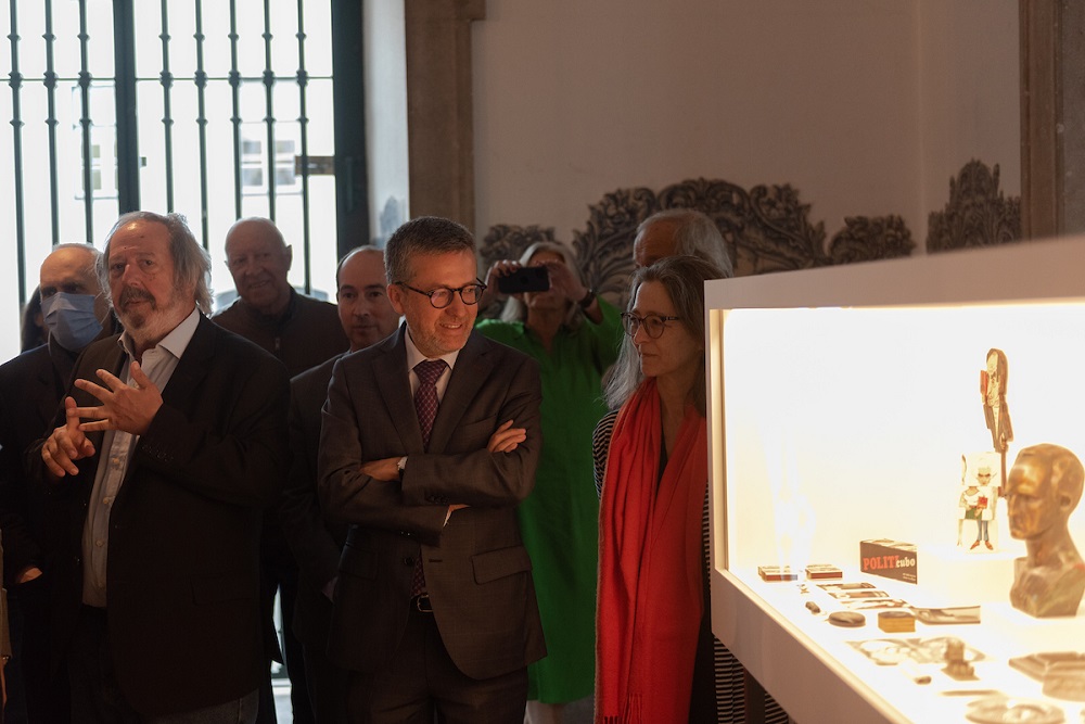 José Pacheco Pereira e Carlos Moedas - Inauguração da Exposição “Sinais da Liberdade”