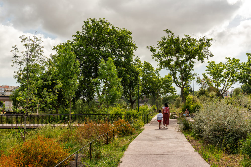 Parque Urbano Gonçalo Ribeiro Telles - Praça de Espanha