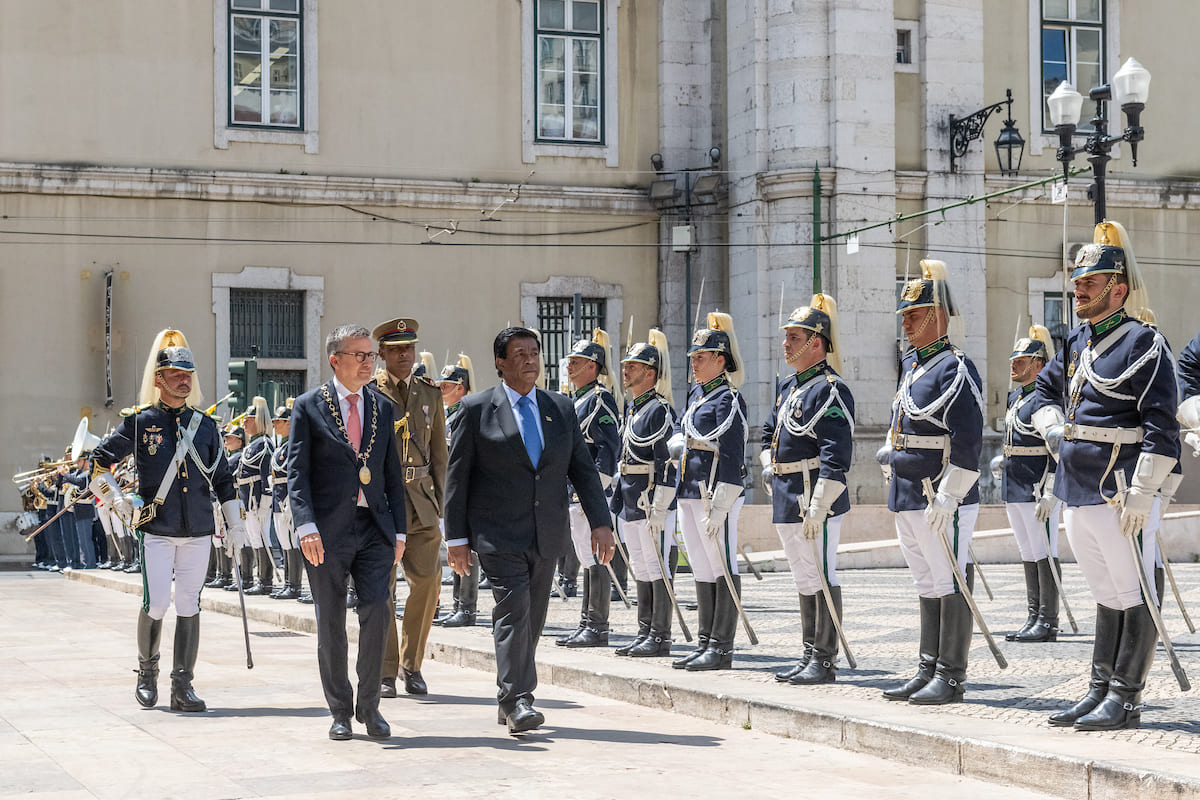  Visit of the President of Mauritius, Prithvirajsing Roopun, to Lisbon City Hall - Praça do Município