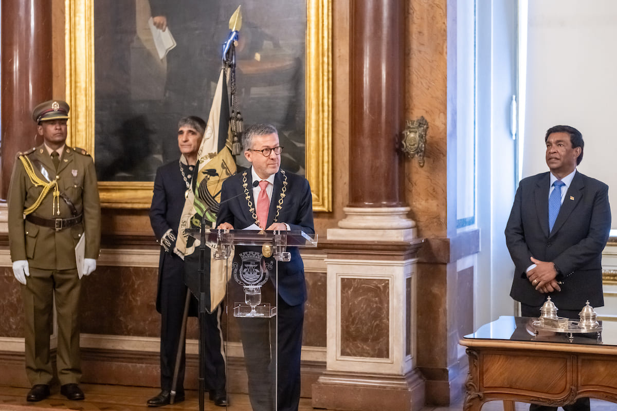 Prithvirajsing Roopun's visit to Lisbon "dignifies and honors the municipality, the city and its inhabitants", said the mayor of Lisbon