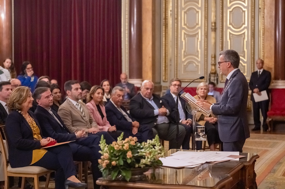 As condecorações simbolizam o agradecimento do Papa Francisco a Lisboa - Salão Nobre dos Paços do Concelho