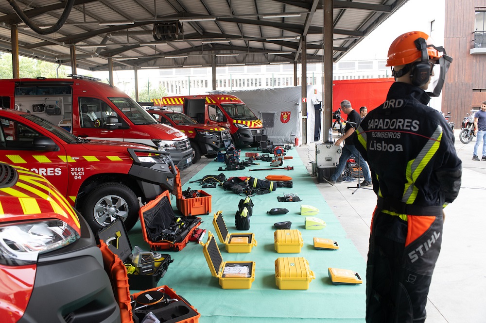 Novos equipamentos para os Sapadores Bombeiros de Lisboa