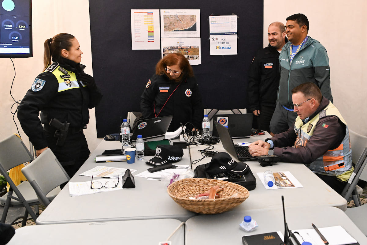 O vereador Ângelo Pereira com os pelouros do Desporto e da Segurança e Polícia Municipal, marcou presença na prova.