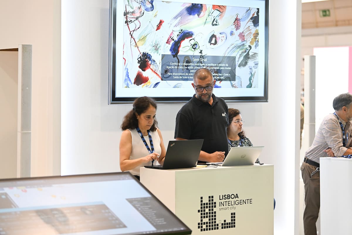 O Laboratório de Dados Urbanos é um dos projetos apresentados no stand da CML 