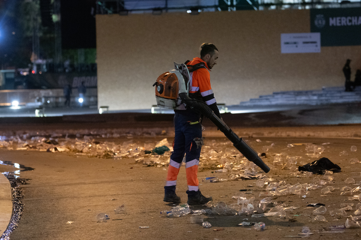 Limpeza no Marquês concluída após festejos do bicampeonato leonino