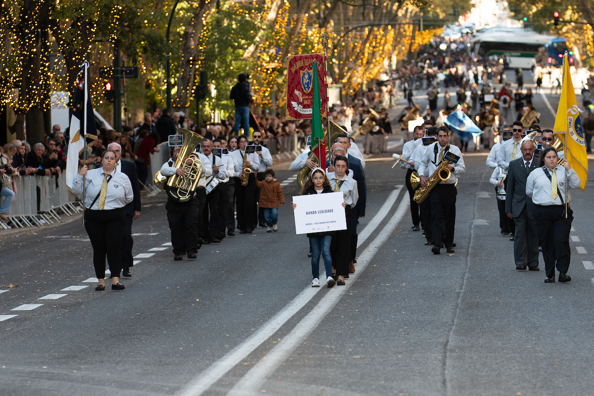 A Avenida da Liberdade acolheu o XII Desfile Nacional de Bandas Filarmónicas